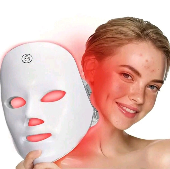 7-Color LED Face Mask – Rechargeable Light Therapy