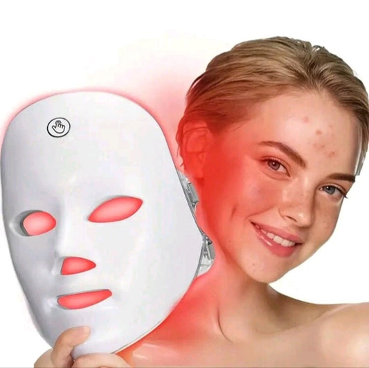 7-Color LED Face Mask – Rechargeable Light Therapy